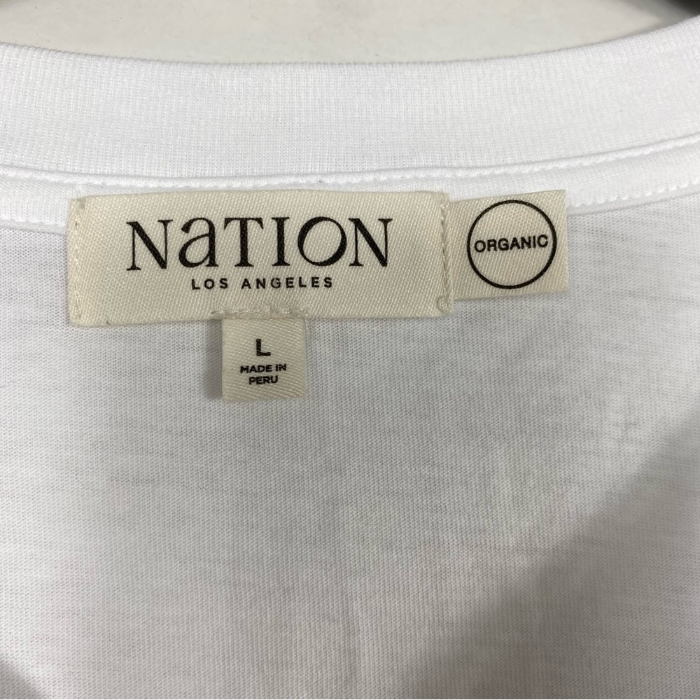 Flora Peasant Tee organic cotton Nation Los Angeles Peru - Picture 7 of 8